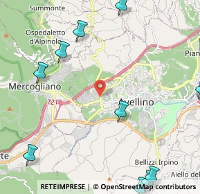 Mappa Via Giacinto Greco, 83100 Avellino AV, Italia (3.68615)