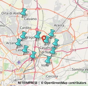 Mappa Via Giacomo Casanova, 80013 Casalnuovo di Napoli NA, Italia (3.38)