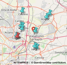 Mappa Via Giacomo Casanova, 80013 Casalnuovo di Napoli NA, Italia (4.02917)