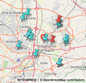 Mappa Via Giacomo Casanova, 80013 Casalnuovo di Napoli NA, Italia (3.9425)