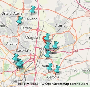 Mappa Via Giacomo Casanova, 80013 Casalnuovo di Napoli NA, Italia (4.8475)