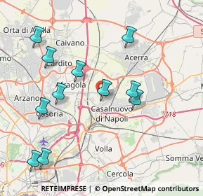 Mappa Via Giacomo Casanova, 80013 Casalnuovo di Napoli NA, Italia (4.55636)