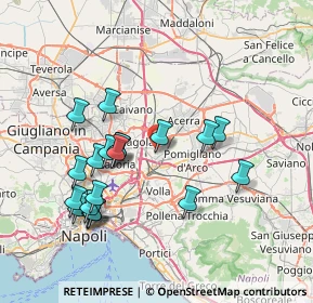 Mappa Via Giacomo Casanova, 80013 Casalnuovo di Napoli NA, Italia (8.0155)