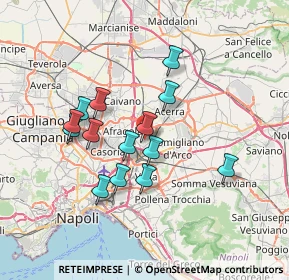 Mappa Via Giacomo Casanova, 80013 Casalnuovo di Napoli NA, Italia (6.49429)