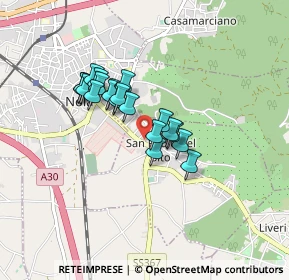 Mappa Pescopagano, 80030 nola NA, Italia (0.6705)