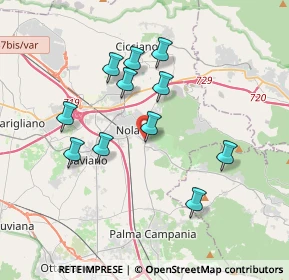 Mappa Pescopagano, 80030 nola NA, Italia (3.59182)