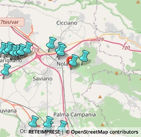 Mappa Pescopagano, 80030 nola NA, Italia (5.986)