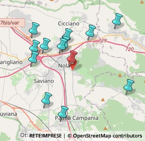 Mappa Pescopagano, 80030 nola NA, Italia (4.39308)