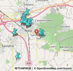 Mappa Pescopagano, 80030 nola NA, Italia (1.90063)