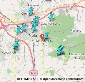 Mappa Pescopagano, 80030 nola NA, Italia (2.04077)