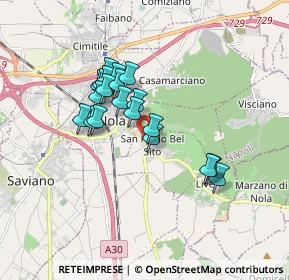 Mappa Pescopagano, 80030 nola NA, Italia (1.4955)