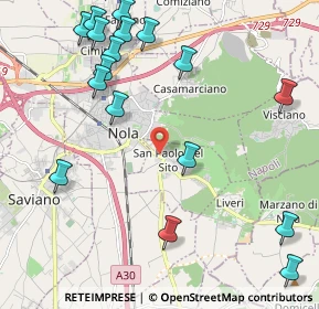 Mappa Pescopagano, 80030 nola NA, Italia (2.83882)
