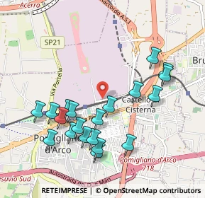 Mappa Via Imperio, 80038 Pomigliano d'Arco NA, Italia (1.0835)