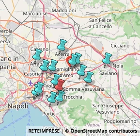 Mappa Via Imperio, 80038 Pomigliano d'Arco NA, Italia (6.61267)