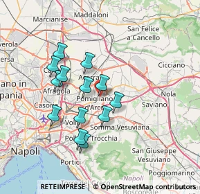 Mappa Via Imperio, 80038 Pomigliano d'Arco NA, Italia (6.53538)