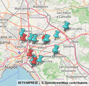 Mappa Via Imperio, 80038 Pomigliano d'Arco NA, Italia (6.68941)