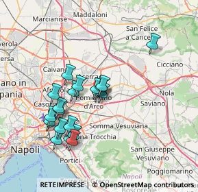 Mappa Via Imperio, 80038 Pomigliano d'Arco NA, Italia (6.86)