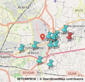 Mappa Via Imperio, 80038 Pomigliano d'Arco NA, Italia (1.65583)