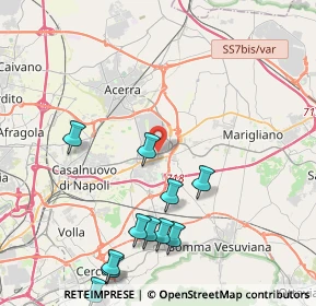 Mappa Via Imperio, 80038 Pomigliano d'Arco NA, Italia (5.24818)
