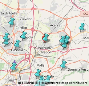 Mappa Parco Delle Rose, 80013 Casalnuovo di Napoli NA, Italia (6.3195)