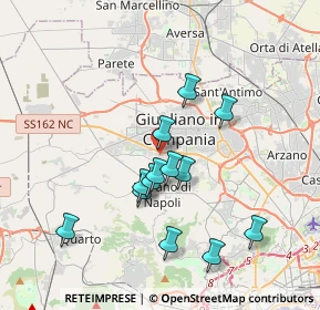 Mappa Strada Vicinale Palmentata, 80010 Villaricca NA, Italia (3.58308)