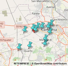 Mappa Via Giuseppe Garibaldi, 80019 Qualiano NA, Italia (2.91167)