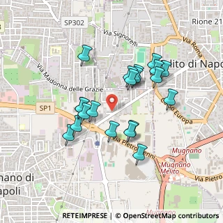 Mappa SP Mugnano - Melito, 80018 Mugnano di Napoli NA (0.4275)