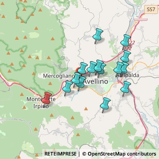 Mappa Via F. Manfra, 83100 Avellino AV, Italia (3.40533)