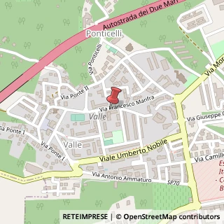 Mappa Via F. Manfra, 1, 83100 Avellino, Avellino (Campania)