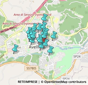 Mappa Via Luigi Amabile, 83100 Avellino AV, Italia (0.5645)