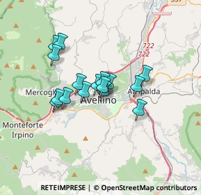 Mappa Via Terminio, 83100 Avellino AV, Italia (2.62125)