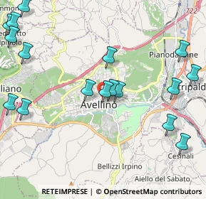 Mappa Via Terminio, 83100 Avellino AV, Italia (2.86294)