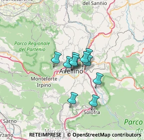 Mappa Via Terminio, 83100 Avellino AV, Italia (3.79818)