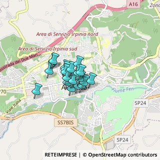 Mappa Via Terminio, 83100 Avellino AV, Italia (0.501)