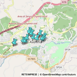 Mappa Via Terminio, 83100 Avellino AV, Italia (0.67688)