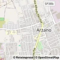 Mapa Arzano