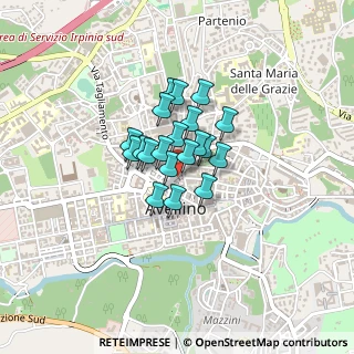 Mappa Via Campane, 83100 Avellino AV, Italia (0.257)