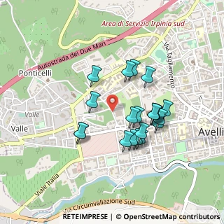 Mappa Via Palatucci, 83100 Avellino AV, Italia (0.409)