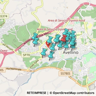 Mappa Via Palatucci, 83100 Avellino AV, Italia (0.742)