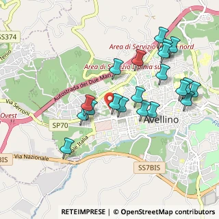 Mappa Via Palatucci, 83100 Avellino AV, Italia (1.051)