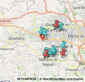 Mappa Via Martiny, 80018 Napoli NA, Italia (1.62231)