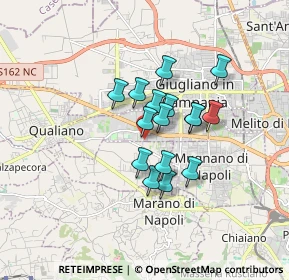 Mappa Via Martiny, 80018 Napoli NA, Italia (1.26875)