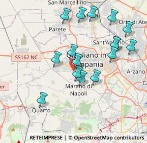 Mappa Via Martiny, 80018 Napoli NA, Italia (4.15313)