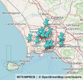 Mappa Via Martiny, 80018 Napoli NA, Italia (7.82077)