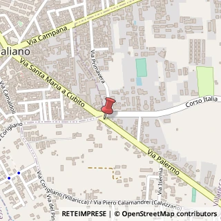 Mappa Via Palermo, 131, 80010 Villaricca, Napoli (Campania)