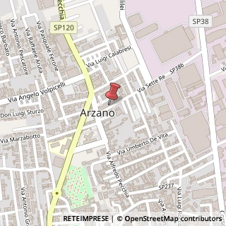 Mappa Via Sette Re, 28, 80022 Arzano, Napoli (Campania)