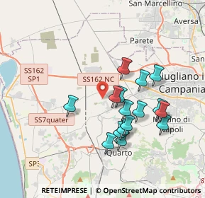 Mappa Via Maioni, 80010 Villaricca NA, Italia (3.52438)