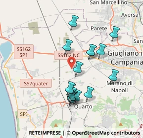 Mappa Via Maioni, 80010 Villaricca NA, Italia (3.61625)