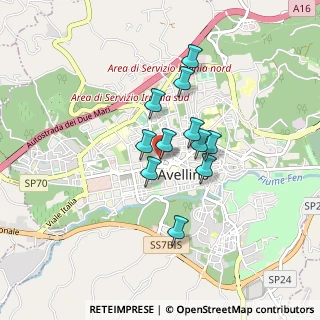 Mappa Via Stanislao Esposito, 83100 Avellino AV, Italia (0.64727)
