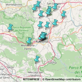 Mappa Via Stanislao Esposito, 83100 Avellino AV, Italia (7.754)